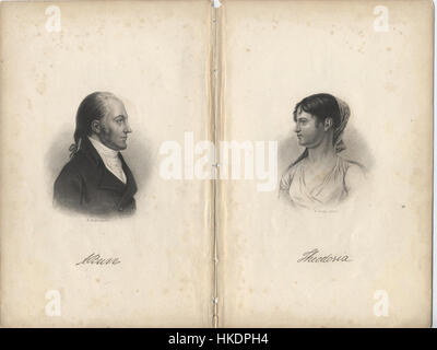 Aaron und Theodosia Burr Stockfoto