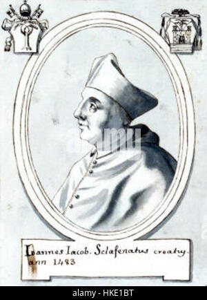 1483 JOANNES JACOBUS SCLAFENATUS SCAFENATI GIOVANNI GIACOMO Stockfoto