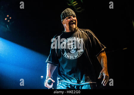 Trezzo Sull'adda, Italien. 27. Januar 2017. Papierkorb-Crossover-Band Suicidal Tendencies live im Live Club in Trezzo sull'adda, Italien für die Persistence Tour 2017 führt. Bildnachweis: Mairo Cinquetti/Pacific Press/Alamy Live-Nachrichten Stockfoto