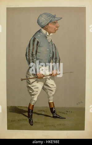 Diese Karikatur von Otto Madden, veröffentlicht am 26. Juli 1900 in Vanity Fair, zeigt eine humorvolle, satirische Darstellung einer zeitgenössischen Figur. Die Illustrationen der Vanity Fair, die für ihren scharfen Witz bekannt sind, haben oft die politische und kulturelle Atmosphäre der damaligen Zeit erfasst. Stockfoto