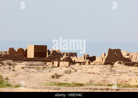 Ruinen von Gaochang eine alte Oase, Xinjiang Autonome Region, China. Stockfoto