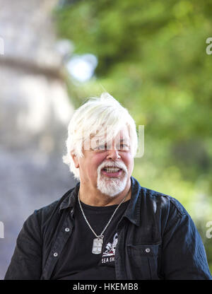 Paul Watson, Gründer der Sea Shepherd Conservation Society. Stockfoto