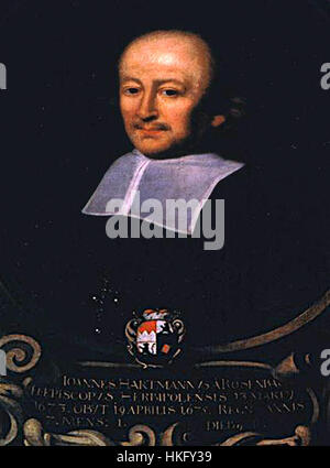Johann Hartmann von Rosenbach, ein bekannter Künstler, ist bekannt für seine Ölgemälde mit historischen Figuren und Szenen. Sein Werk ist Teil von Museumssammlungen und spiegelt den europäischen Portraitstil und die historische Erzählung des 18. Jahrhunderts wider. Stockfoto