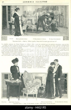 Dieses Bild stammt aus der 1910 erschienenen Ausgabe der Zeitschrift „CI 15“, die bedeutende historische Momente festgehalten hat. Die Seite enthält Inhalte zu kulturellen, politischen oder wissenschaftlichen Entwicklungen der Zeit, die einen Einblick in die Ereignisse des frühen 20. Jahrhunderts geben. Stockfoto