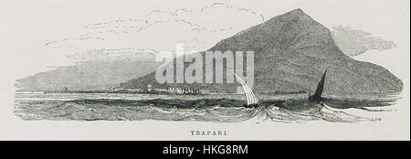 Trapani Allan John H’ Gemälde von 1843 fängt das Wesen der Kunst des 19. Jahrhunderts ein. Sein Werk konzentriert sich auf historische Figuren und Szenen, die in feinen Details und satten Farben dargestellt werden und die künstlerischen Bewegungen der Zeit widerspiegeln. Stockfoto