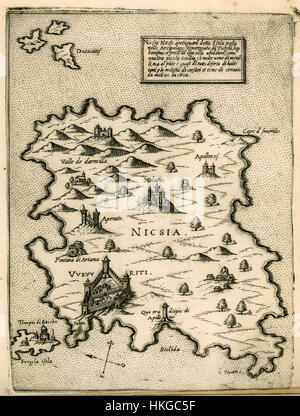Dieses 1574 entstandene Kunstwerk von Giovanni Francesco Camocio zeigt eine historische Szene mit italienischem Setting. Camocio war bekannt für seine detaillierten Landschaften und historischen Kompositionen, die die kulturellen und sozialen Zusammenhänge des Italiens des 16. Jahrhunderts einfangen. Stockfoto