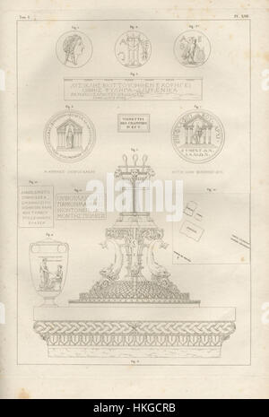 Vignetten des Chapitres IV et V Stuart James & Revett Nicholas 1808 Stockfoto