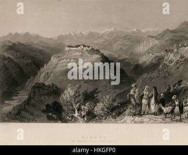 Djouni die Residenz der Lady Hester Stanhope Carne John 1836 Stockfoto