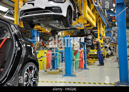 Renault Alpine-Fabrik in Dieppe (Nordfrankreich), 2015/09/10 Stockfoto