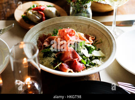 Restaurant chillen zurückhaltend elegante Lifestyle-Konzept Stockfoto