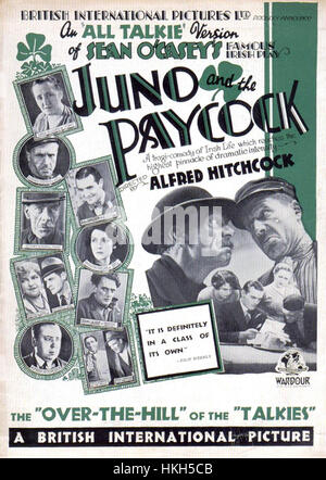 Juno und das Paycock Filmplakat Stockfoto