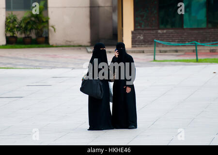 Frauen in Burka - Kuala Lumpur - Malaysia Stockfoto