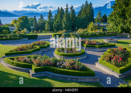 Der Rosengarten, UBC, Vancouver, Britisch-Kolumbien, Kanada Stockfoto
