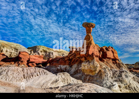 Toadstool Hoodoo in Paria River rimrocks Stockfoto