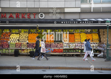 Westside Markt 103rd St. & Broadway auf Manhattans Upper West Side. Stockfoto