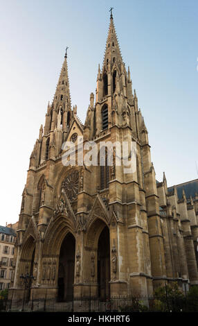 Die Basilika St. Clotilde ist eine Basilika in Paris an der Rue Las Cases, in der Umgebung von Saint-Germain-des-Prés gelegen. Es ist am besten bekannt f Stockfoto