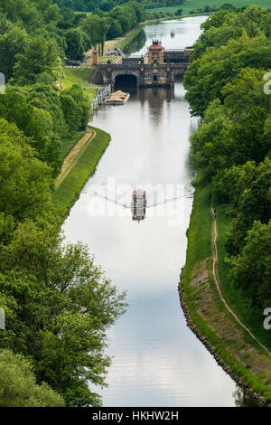 Horin Sperre, Melnik, Böhmen, Tschechische Republik, Europa Stockfoto