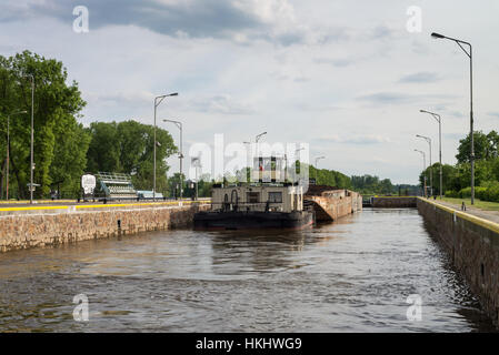 Horin Sperre, Melnik, Böhmen, Tschechische Republik, Europa Stockfoto