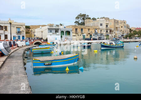 Birzebbuga Hafen, Malta -1 Stockfoto