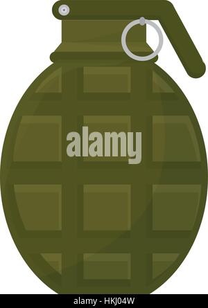 Granate Militärausrüstung Symbol Bild Vektor Illustration-design Stock Vektor