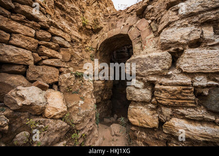 Durchgang, Takht-e Soleyman; Westen Azarbaijan, Iran Stockfoto