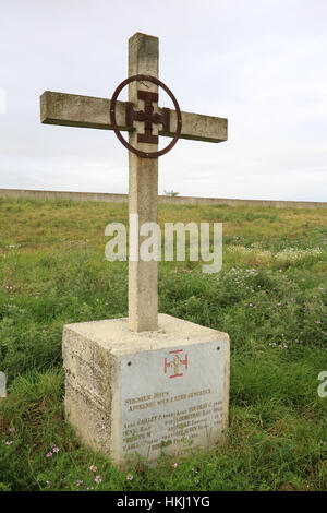 Cimetière Militaire Français Comprenant 990 Soldats Dans Quatre Ossuaires. Stockfoto