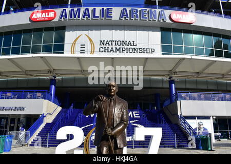 Tampa, Florida - USA - 7. Januar 2017: Amalie Arena Tampa Stockfoto