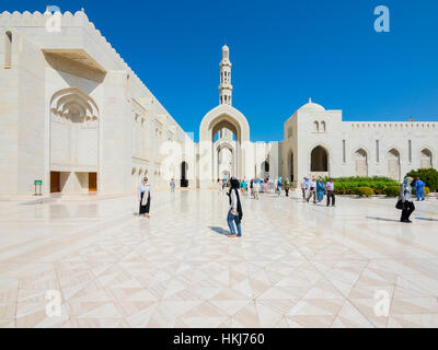 Sultan Qaboos Grand Mosque, Muscat, Oman Stockfoto