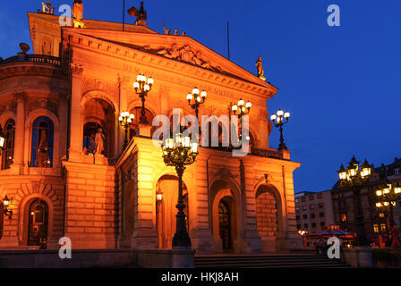 Frankfurt Am Main: alte Oper, Alte Oper, Hessen, Hessen, Deutschland Stockfoto