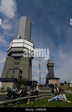 Königstein Im Taunus: Großer Feldberg im Taunus; Türme, Hessen, Hessen, Deutschland Stockfoto