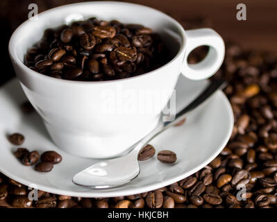 Keramische Tasse Kaffee Stockfoto
