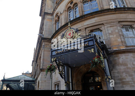 Grand Central Hotel Glasgow Bahnhof Eingang motel Stockfoto