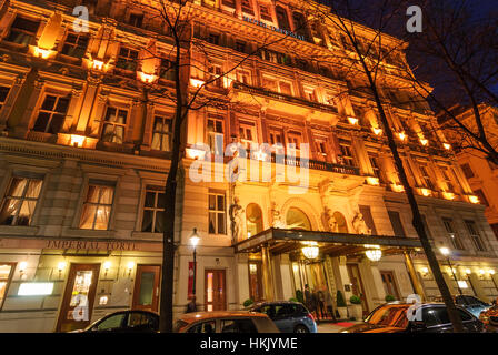 Wien, Wien: Hotel Imperial an der Ringstraße, 01. Old Town, Wien, Österreich Stockfoto