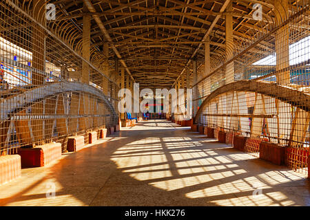 Yangon Hauptbahnhof Mingalar Taung Nyunt in Myanmar Stockfoto