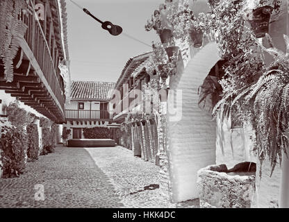 CORDOBA, Spanien - 26. Mai 2015: Hof (Pacio) des Centro de Flamenco Fosforito oder Musuem der Flamenco. Stockfoto