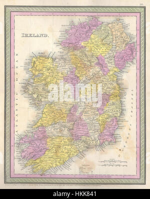 1850 Mitchell-Karte von Irland - Geographicus - Ireland2-Mitchell-1850 Stockfoto