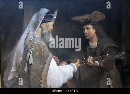 Aert de Gelder - Ahimelech geben das Schwert des Goliath, David - WGA8522 Stockfoto