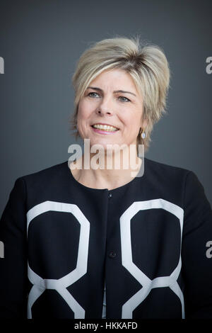 Utrecht, Niederlande. 26. Januar 2017. Prinzessin Laurentien besucht die Sprache Helden Award Ceremony am Tivoli Vredenburg in Utrecht, Niederlande, 26. Januar 2017. Die Prinzessin ist Vorsitzender der Ehre der Organisation lesen und schreiben. Foto: Patrick van Katwijk Niederlande OUT / Point de Vue Out Niederlande OUT / Point de Vue Out - NO-Draht-SERVICE - Foto: Patrick van Katwijk/Dutch Photo Press/Dpa/Alamy Live News Stockfoto