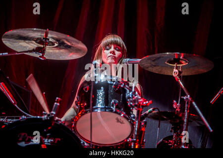 Mailand, Italien. 28. Januar 2017. Die Perle Harts tritt im Mediolanum Forum in Mailand zum ersten Mal in Italien: Mairo Cinquetti/Alamy Live News Stockfoto