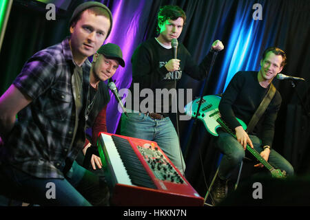 Bala Cynwyd, USA. 27. Januar 2017. Lukas Graham besuchen Q102 in Bala Cynwyd, Pennsylvania, einige Songs zu spielen. Bildnachweis: Sterne-Shooter/Medien Punch/Alamy Live-Nachrichten Stockfoto