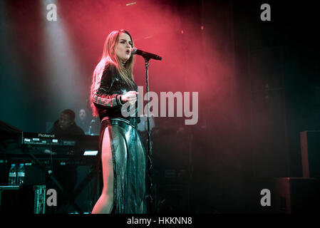 Manchester, UK. 29. Januar 2017. Jojo führt im Konzert in The Academy 2, Manchester auf ihre Überschrift Mad Love UK-Tour. Bildnachweis: Gary Mather/Alamy Live-Nachrichten Stockfoto