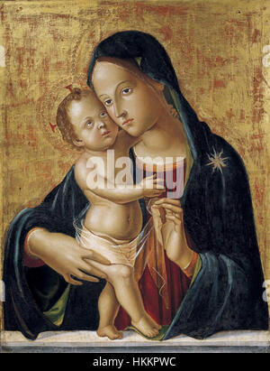 Antoniazzo Romano - Madonna mit Kind - WGA00765 Stockfoto