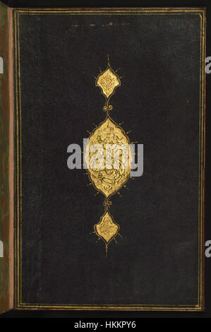 Anonym - binden von Gedicht zu Ehren des Propheten Muhammad - Walters W582binding - oberen inneren Stockfoto