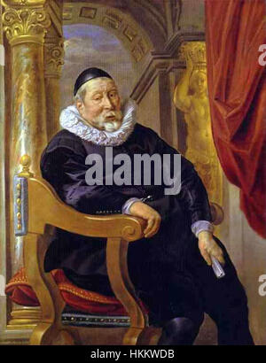 Jacob Jordaens - Portrait of a 73-Year-Old Man Stockfoto