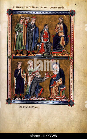 12. Jahrhundert Maler - Ingeborg-Psalter - WGA15836 Stockfoto