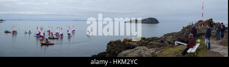 Topper Segeln Jollen am Segel Trainingstag Stockfoto