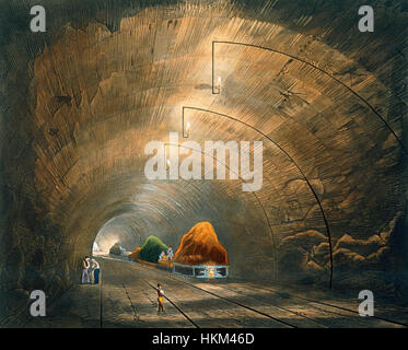 Der Tunnel von Burys Liverpool and Manchester Railway, 1831 - Artfinder 267574 Stockfoto
