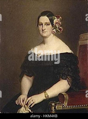 Maria Cristina di Borbone, Prinzessin beider Sizilien von Franz Xavier Winterhalter Stockfoto