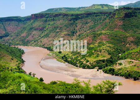 Großer Blauer Nil-Schlucht, Bahir Dar, Äthiopien Stockfoto