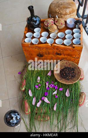 Portion Kaffee, Gondar, Äthiopien Stockfoto